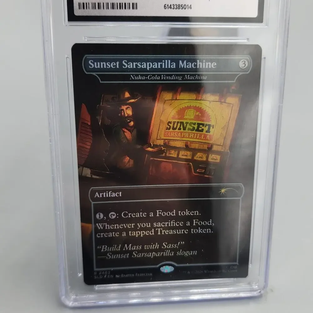 MTG Sunset Sarsaparilla Machine Nuka-Cola Vending Machine Foil SLD CGC 10